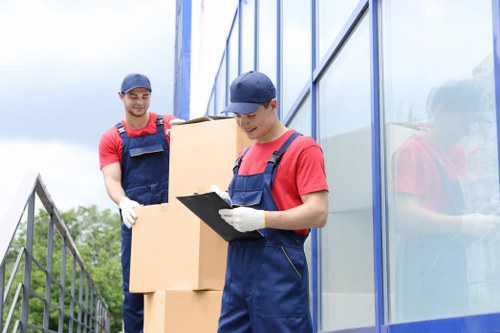 Professional local removals team preparing a move in Stmargarets