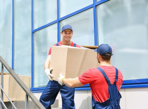 Secure and well-managed storage units with safety signage