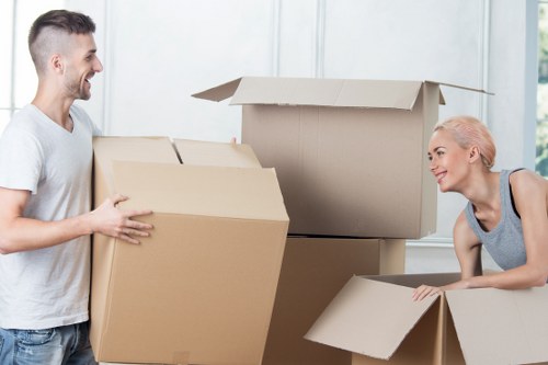 Space-saving office storage layout for a compact Stmargarets office